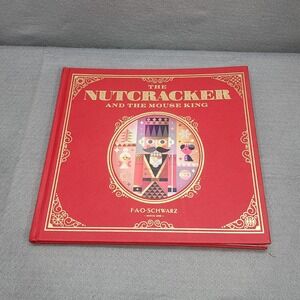 FAO Schwarz The Nutcracker and the Mouse King Childrens Book Red Gold